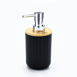 Дозатор для жидкого мыла, черный, 350 мл