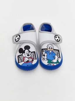 Mickey Mouse Bask?l? Erkek Bebek Panduf