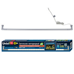 ULM-F31-5,5W/WW IP20 SILVER Светильник светодиодный поворотный для интерьерного освещения. В комплекте с адаптером. Длина 39 см. Материал корпуса алюминий, цвет серебро. Теплый белый свет. Упаковка-картонная коробка.