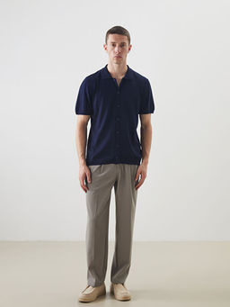 Standart Kal?p Polo Yaka Erkek Triko H?rka