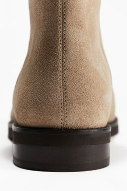 Calf-high leather boots - H&m фото 6