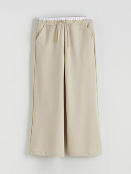 Beli Lastikli K?z ?ocuk Pantolon