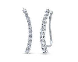 Серьги из серебра куб.циркон., В10-1499