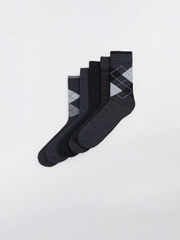 Desenli Erkek Soket ?orap 5li