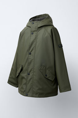 WATER-REPELLENT RUBBERISED PARKA - Zara фото 2