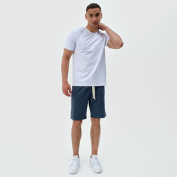 Футболка мужская MINAKU REGULAR FIT: белая, р-р 52