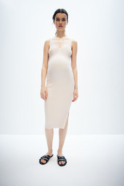 MAMA Vestido midi en punto de canale - H&m фото 2