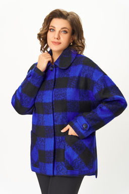Жакет ДаЛи 3583Л василек с черный