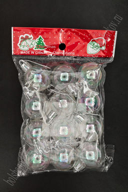 Набор новогодних шаров 3 см (12 шт) SF-1691, №5 - Больше подарков фото 2