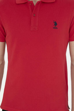 Мужская красная базовая футболка Неожиданная скидка в корзине - U.s. polo assn фото 6