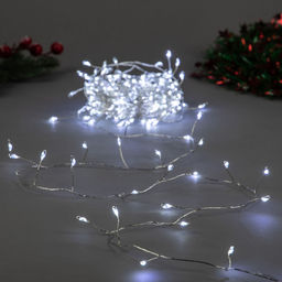 ULD-S0500-125/DTA WHITE IP20 DEWDROP Гирлянда светодиодная Роса, 5м. 125 светодиодов. Белый свет. Провод прозрачный. ТМ Uniel - Volpe фото 7
