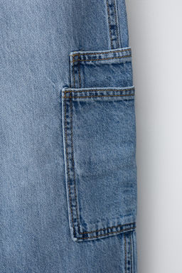 WORN-EFFECT CARPENTER JEANS - Zara фото 8
