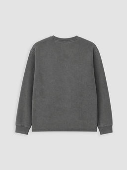 Bisiklet Yaka Erkek ?ocuk Sweatshirt - Waikiki фото 3