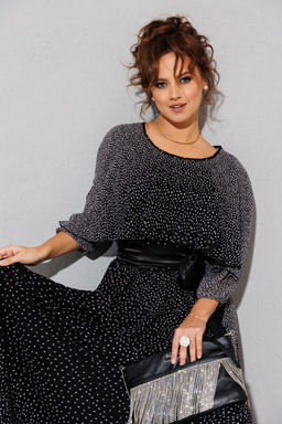 Платье Anastasia 063.1-Р черно-серый - Mira fashion фото 5