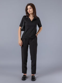 Футболка поло КФ100 Черный от фабрики Спортсоло