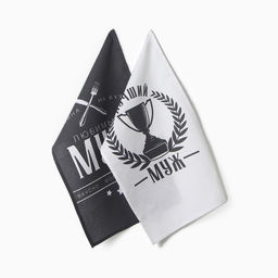 Набор кухонный полотенец Доляна Муж 35х60 см,2 шт, 100% хл, 160г/м2