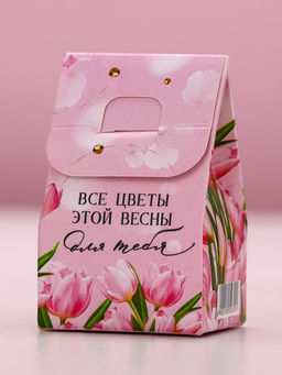 Цена за 2 шт. Бомбочка для ванны С 8 марта!, 40 г, ягодный десерт - Чистое счастье фото 6