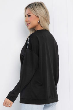 Свитшот Луана (черный) Б12737-5М - Lt collection фото 2