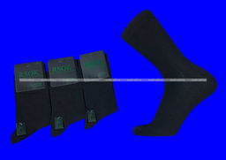 Цена за 12 пар.RSOK носки мужские бамбук RS-001 ЧЕРНЫЕ