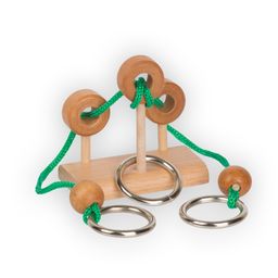 DELFBRICK DLS-08 Головоломка деревянная 1 шт Петли 7 элемент