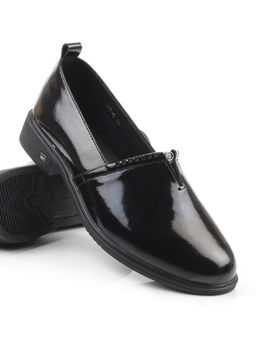 06-M17-5 BLACK Туфли женские (натуральная кожа)