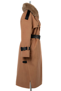 Мех натуральный (песец) Пальто утепленное Термофинн 100 г - El podio фото 7