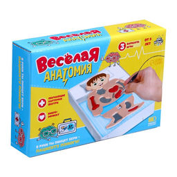 Настольная игра на развитие Весёлая анатомия, работает от батареек - Лас играс kids фото 7