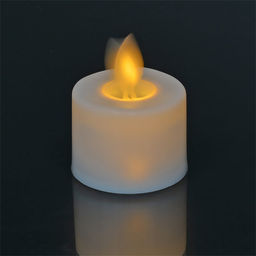 Свеча светодиодная подвижный фитиль 2,5 см / 223-sv /уп 24/960/ (Бежевый)