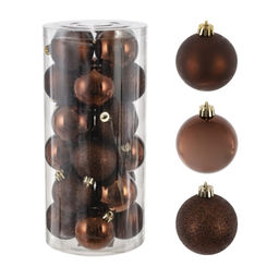 Набор из 24шт Украшение новогоднее "Шар", D 6 см, L14 W14 H30,5 см