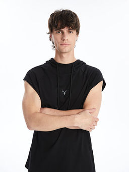 Kap??onlu Penye Erkek Kolsuz Ti??rt