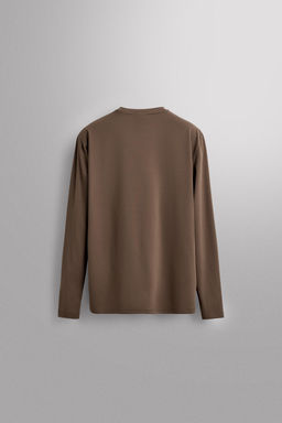 BASIC TECHNICAL LONG SLEEVE T-SHIRT - Zara фото 17