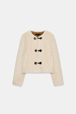 DOUBLE-FACED JACKET WITH TOGGLES - Zara фото 16