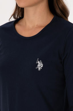 Kad_n Lacivert Pijama Tak_m_ Sepette S_rpriz _ndirim - U.s. polo assn фото 7