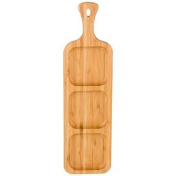 БЛЮДО ДЕРЕВЯННОЕ LEFARD NATIVE 3 СЕКЦИИ С РУЧКОЙ 37,5*10,5*2 СМ  фото 3