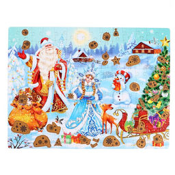 Пазл со скретч слоем Волшебство Нового года, 118 деталей - Puzzle time фото 2