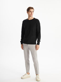 Bisiklet Yaka Erkek Triko Kazak