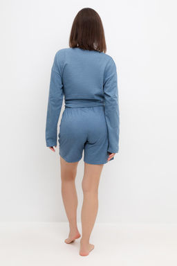 Е 40026/капитанский синий шорты жен - Very neat фото 2