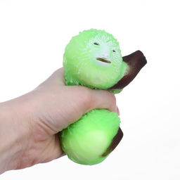 Цена за 3 шт. Мялка «Ленивец» с пастой, цвета МИКС