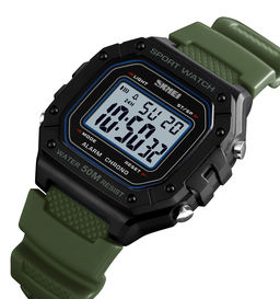 Часы наручные Skmei мужские электронные 1496army-green