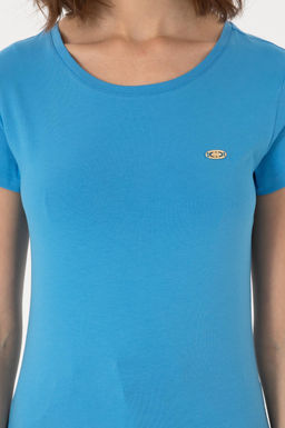 Kad_n Turkuaz Bisiklet Yaka Ti__rt Sepette S_rpriz _ndirim - U.s. polo assn фото 6