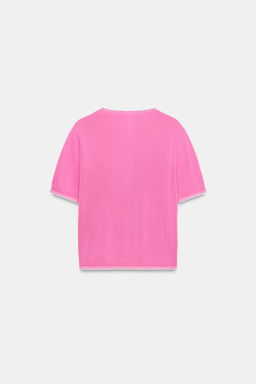 SHORT SLEEVE CARDIGAN - Zara фото 6