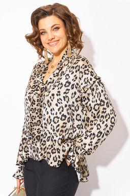 Блуза Liliana 1489 леопард
