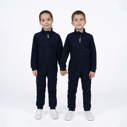 Комбинезон детский флисовый темносиний