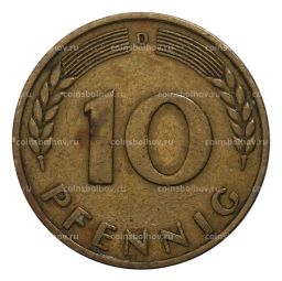 10 пфеннигов 1949 года D Германия