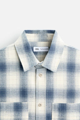 CHECKED FLANNEL SHIRT - Zara фото 8