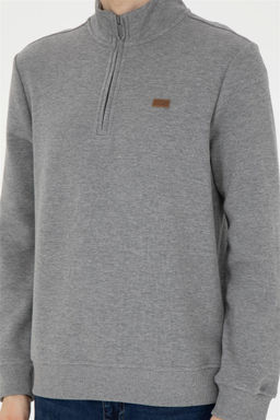 Мужской серый меланжевый свитшот Неожиданная скидка в корзине - U.s. polo assn фото 6