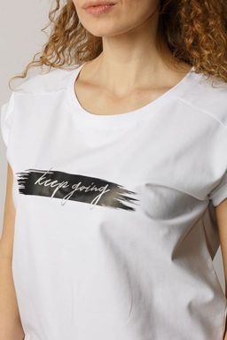 Спортивная футболка из высококачественного хлопка с лайкрой