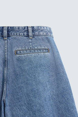 WIDE-FIT PLEATED JEANS - Zara фото 11