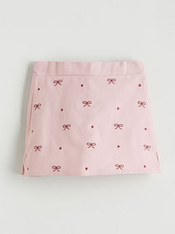 Fiyonk Nak??l? K?z ?ocuk ?ort Etek ve K?lotlu ?orap