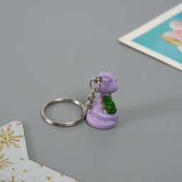 Брелок для ключей на кольце Змейка с ёлочкой, полистоун, 2?1.5?2.5 см, МИКС - Simaland фото 3